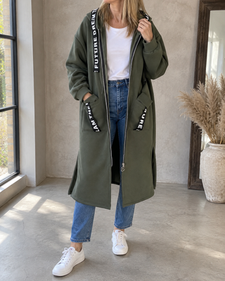 Beaumont Nice | Manteau long à capuche pour femmes