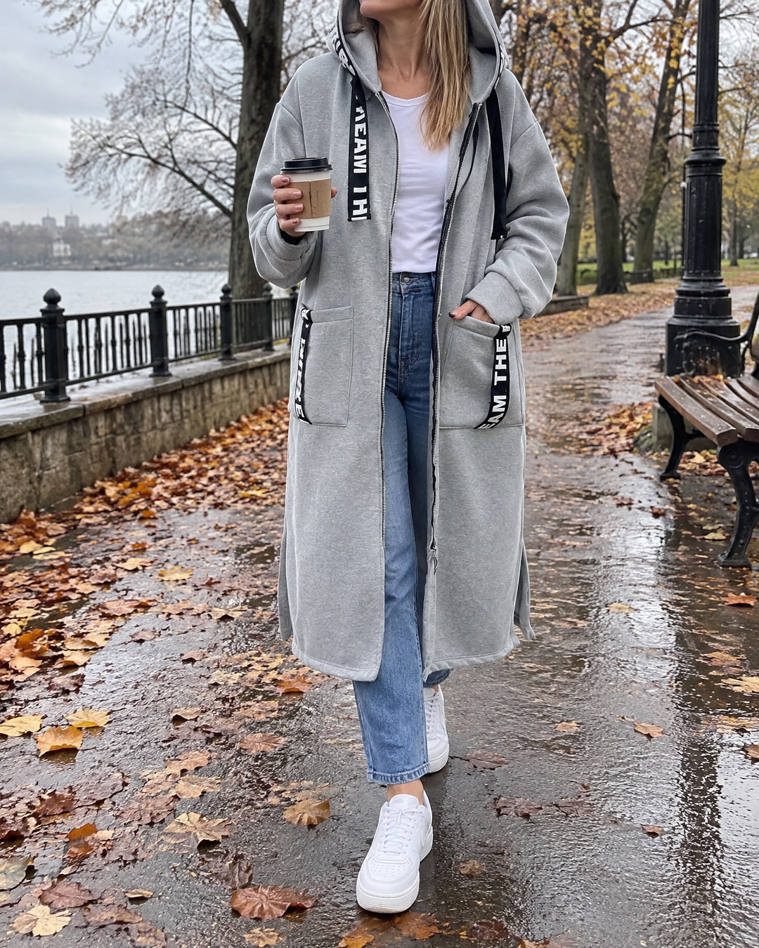 Beaumont Nice | Manteau long à capuche pour femmes