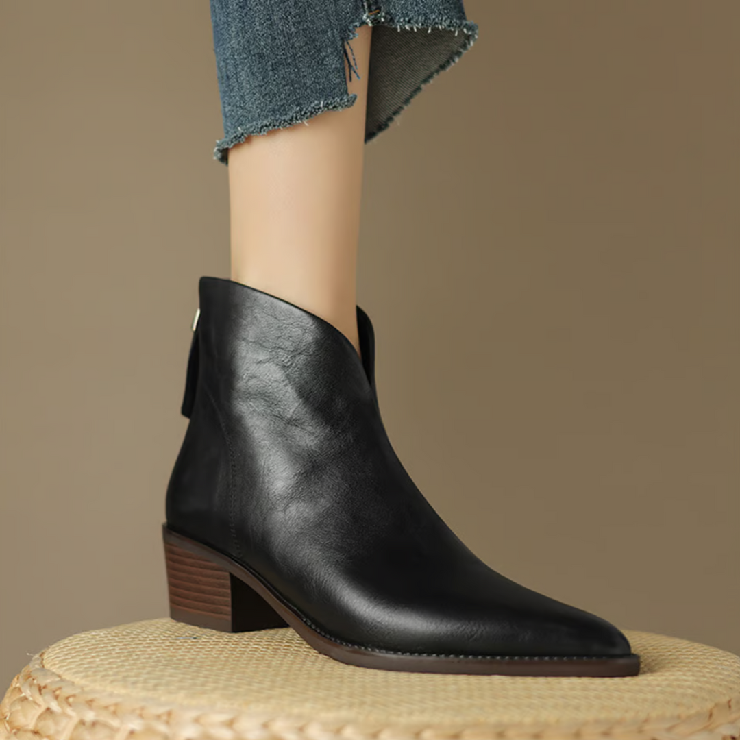 Solène | Bottines élégantes en cuir