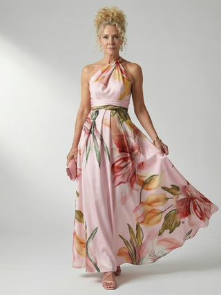 Charlotte | Robe maxi fleurie légère Amiel