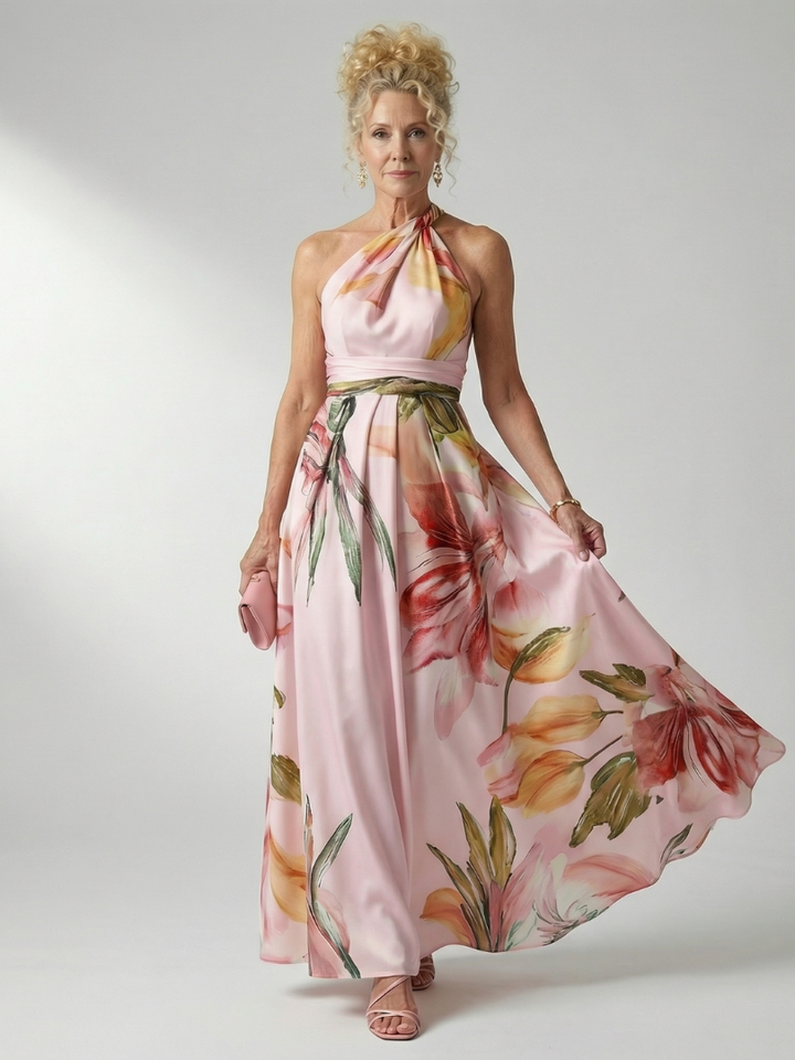 Charlotte | Robe maxi fleurie légère Amiel