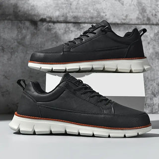Baskets en cuir avec soutien