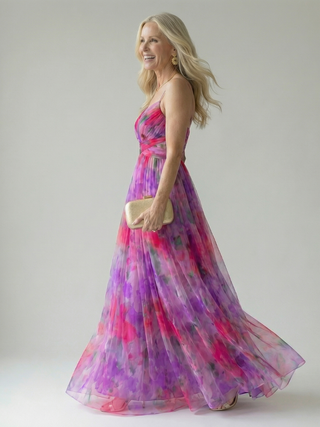 Élodie | Robe maxi à enveloppe douce Isel