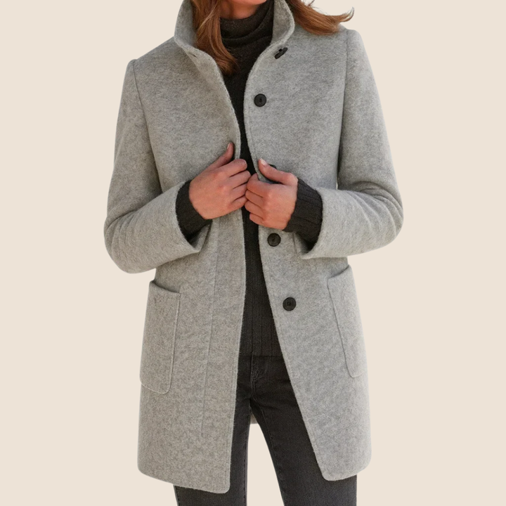 Perrine | Manteau cintré à boutons pour femmes