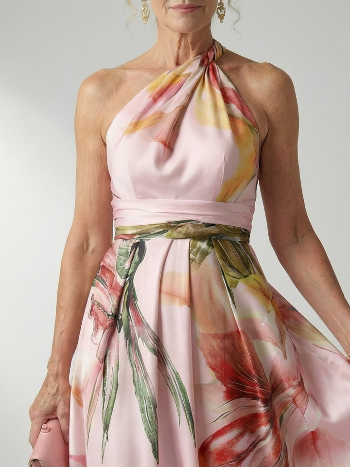 Charlotte | Robe maxi fleurie légère Amiel