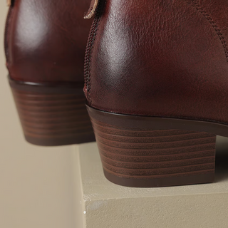 Solène | Bottines élégantes en cuir