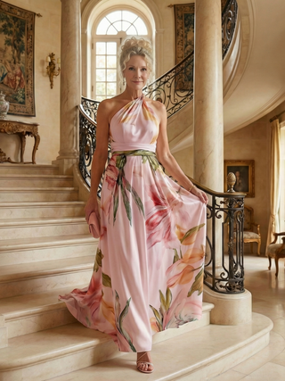 Charlotte | Robe maxi fleurie légère Amiel