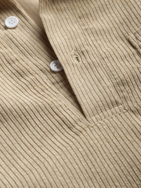 Chemise manches longues demi-boutons pour homme
