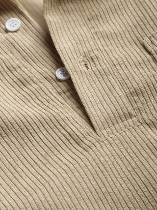 Chemise manches longues demi-boutons pour homme