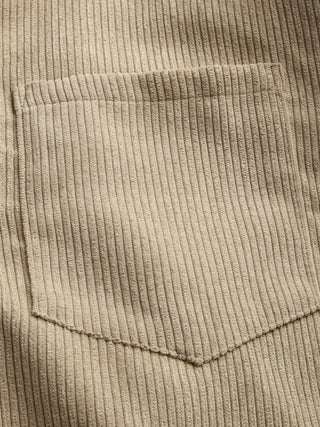 Chemise manches longues demi-boutons pour homme