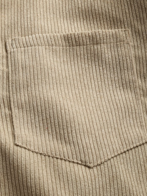 Chemise manches longues demi-boutons pour homme