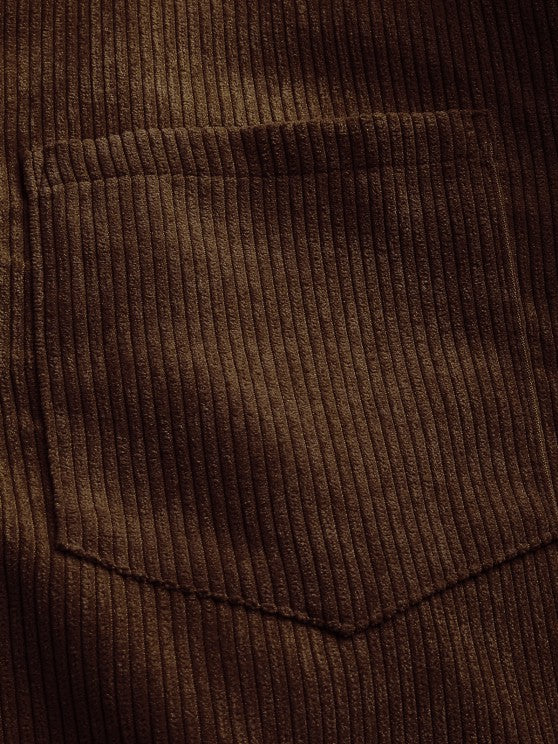 Chemise manches longues demi-boutons pour homme