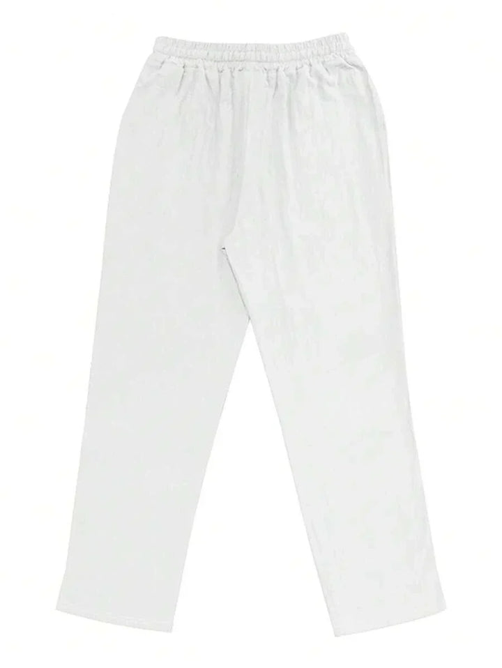 Nicolas | Pantalon léger en lin avec cordon