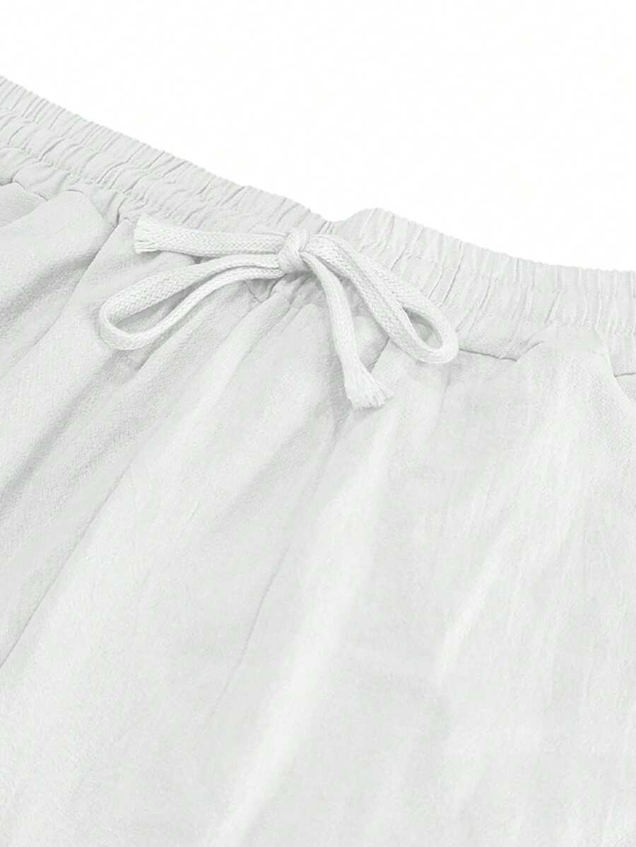 Nicolas | Pantalon léger en lin avec cordon
