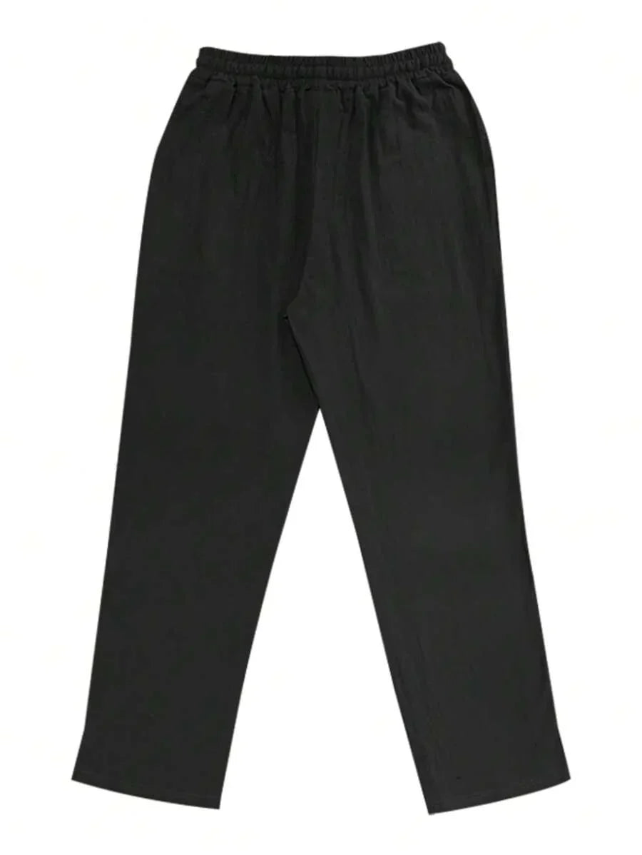 Nicolas | Pantalon léger en lin avec cordon