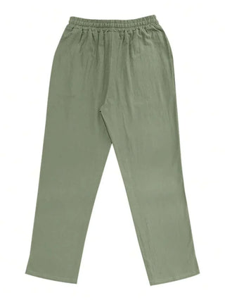 Nicolas | Pantalon léger en lin avec cordon