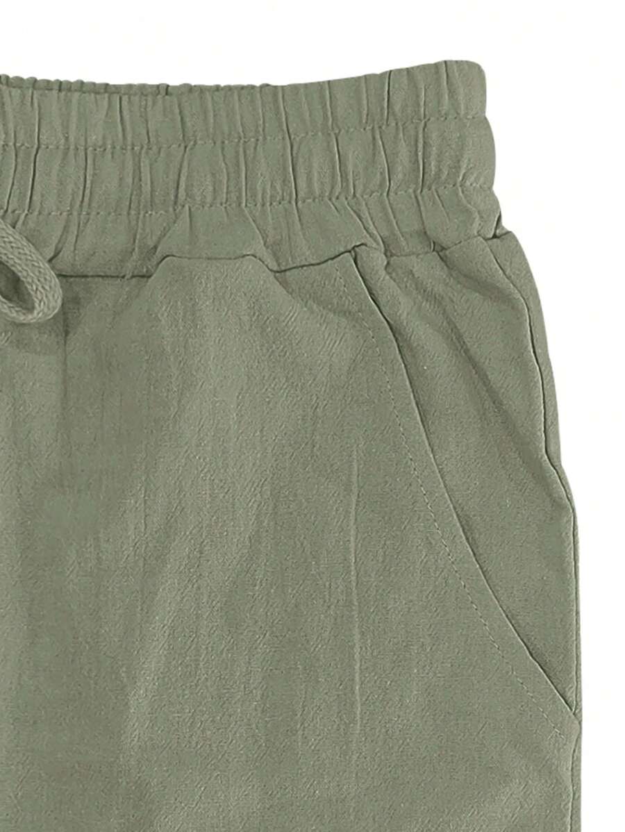 Nicolas | Pantalon léger en lin avec cordon