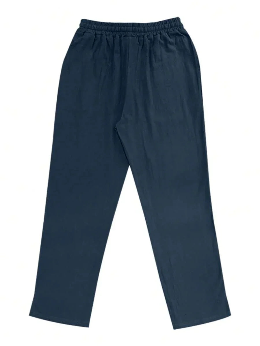 Nicolas | Pantalon léger en lin avec cordon