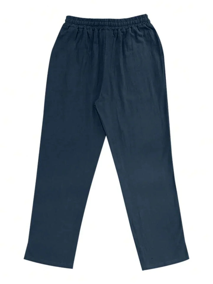 Nicolas | Pantalon léger en lin avec cordon