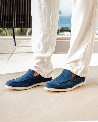 Mocassins en cuir suede