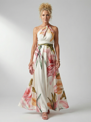Charlotte | Robe maxi fleurie légère Amiel