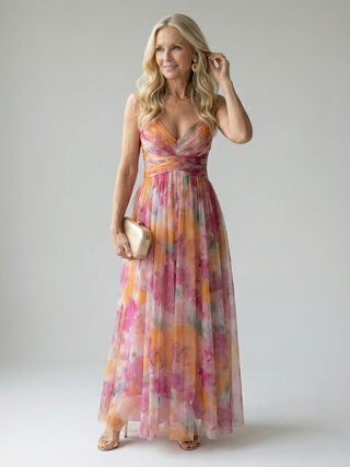 Élodie | Robe maxi à enveloppe douce Isel