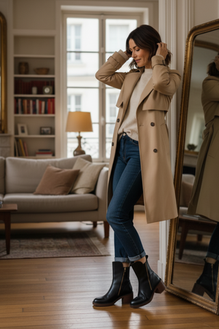Bérénice | Bottines zippées talon confort Isabelle