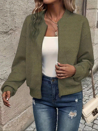 Ninon | Veste zippée solide pour femmes