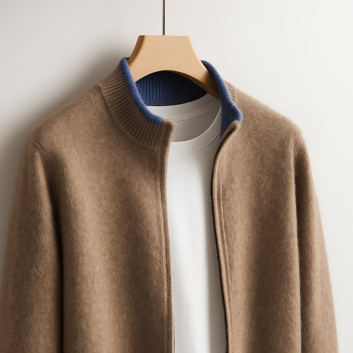 Pull zip homme