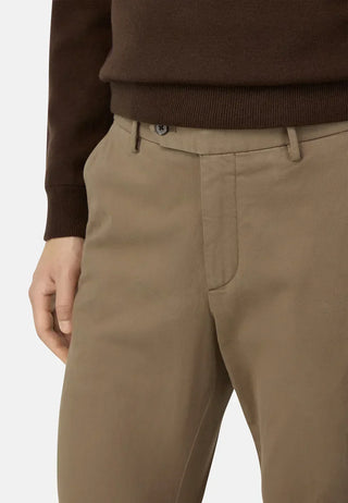 Baptiste | Pantalon ajusté en coton à cordon de serrage