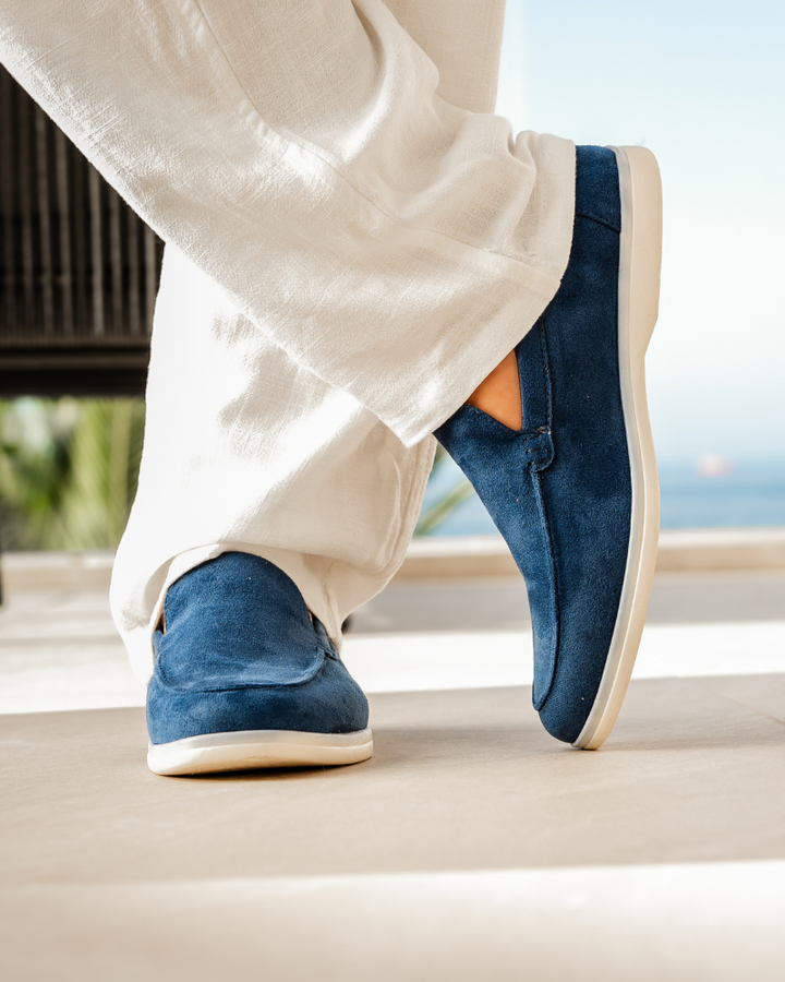 Mocassins en cuir suede