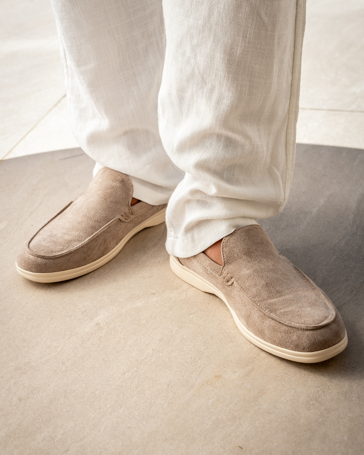 Mocassins en cuir suede