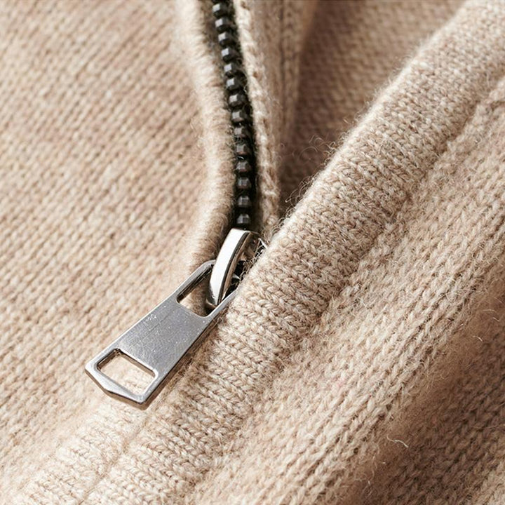 Pull zippé pour homme