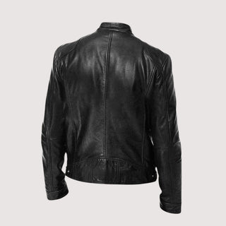 Veste en cuir haut de gamme élégante pour homme