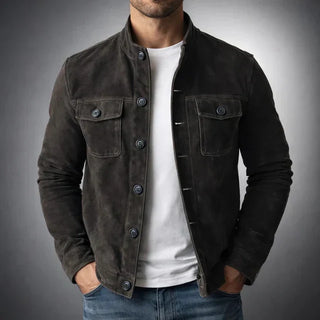 Veste élégante suédée Marc