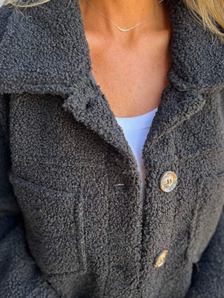 Olympe | Manteau à boutons texturé pour femmes