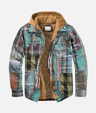 Veste vintage de luxe avec fermeture éclair