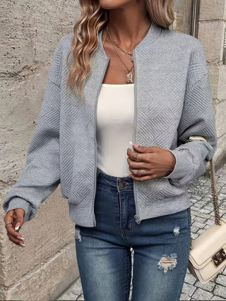Ninon | Veste zippée solide pour femmes
