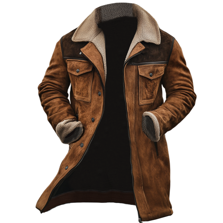 Manteau long classique pour homme