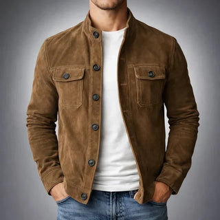 Veste élégante suédée Marc