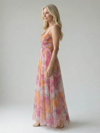 Élodie | Robe maxi à enveloppe douce Isel