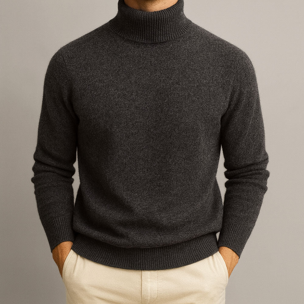 Pull à col montant pour homme