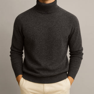 Pull à col montant pour homme