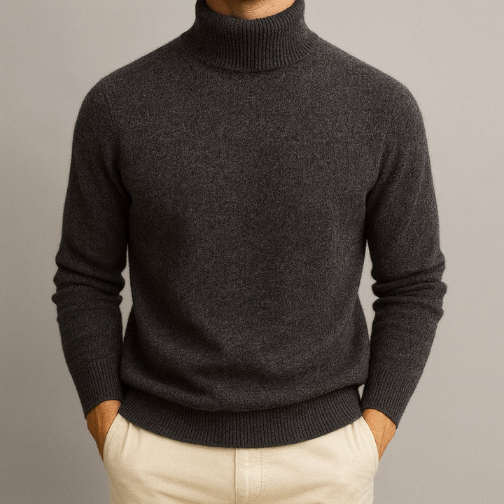 Pull à col montant pour homme