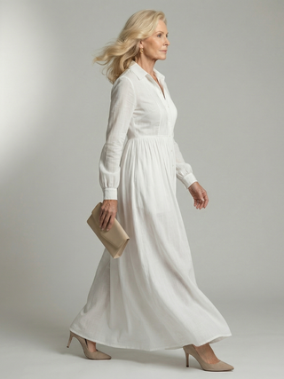 Lucie | Robe maxi soft flow Lioren