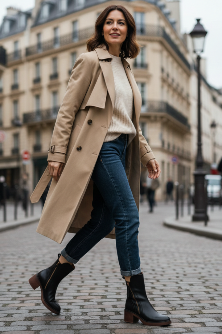 Bérénice | Bottines zippées talon confort Isabelle