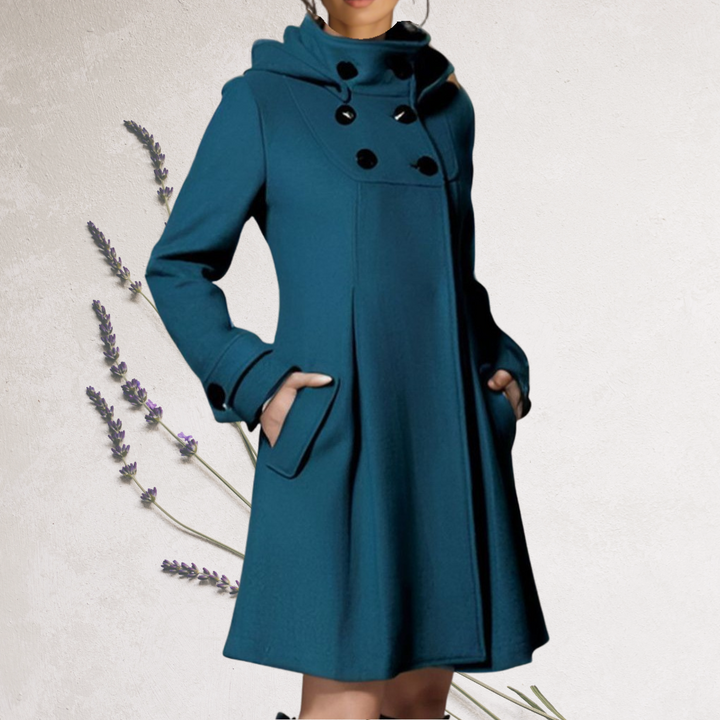 Maëlle | Manteau trench refiné longueur genou pour femmes