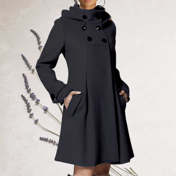 Maëlle | Manteau trench refiné longueur genou pour femmes