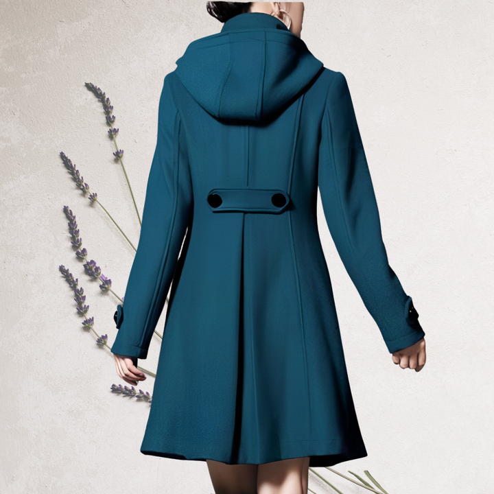 Maëlle | Manteau trench refiné longueur genou pour femmes