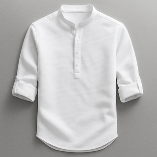 Chemise classique en lin pour homme
